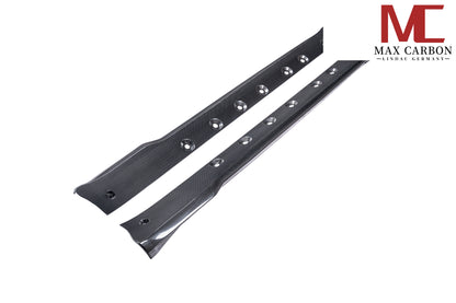 MAX CARBON Dry Carbon Performance side skirts suitable for Porsche 911 991.1 991.2