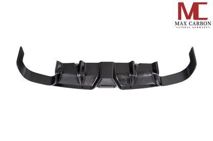 MAX CARBON DRY Carbon rear diffuser for Porsche 991.2 Carrera