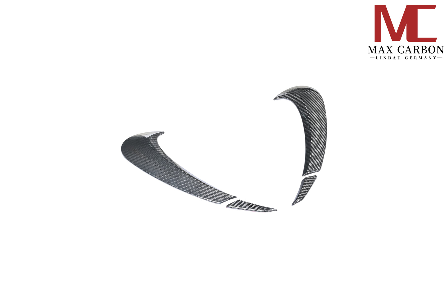 MAX CARBON DRY Carbon Front Covers Headlight Fender Covers for Porsche Cayenne S GTS 9YA .2