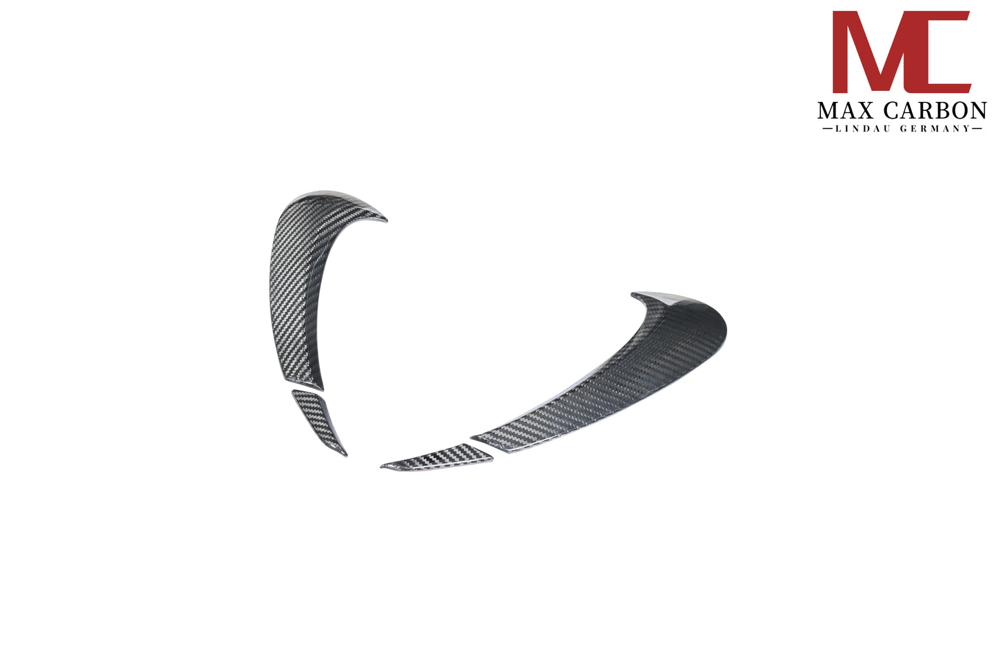 MAX CARBON DRY Carbon Front Covers Headlight Fender Covers for Porsche Cayenne S GTS 9YA .2