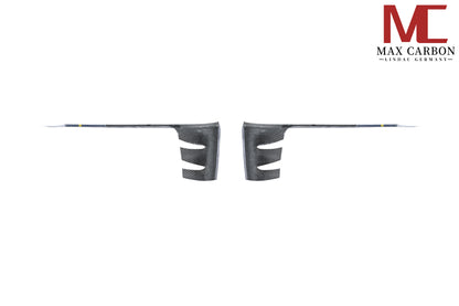 MAX CARBON DRY CARBON front bumper covers air intake covers for Porsche Cayenne 9YA Facelift