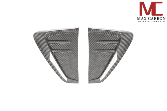 MAX CARBON DRY Carbon Side Door Panels Fender Covers for Porsche Cayenne S GTS 9YA 9Y0