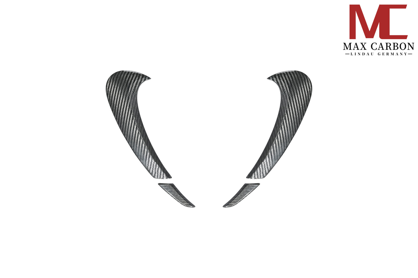 MAX CARBON DRY Carbon Front Covers Headlight Fender Covers for Porsche Cayenne S GTS 9YA .2