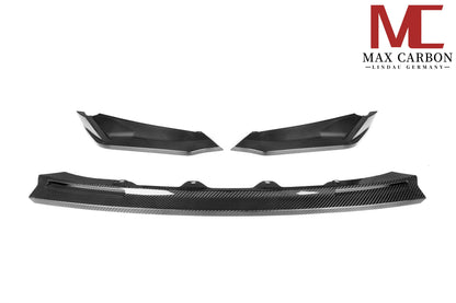 MAX CARBON Dry Carbon Prepreg Front Attachment Front Lip Lip Set for BMW G80 G81 G82 G83 M3 M4 