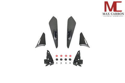 Becquet de toit en carbone MAX CARBON DRY pour Porsche Cayenne Coupé 9YA 