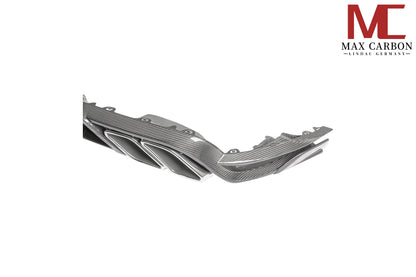 MAX CARBON DRY Carbon Diffuser Rear Diffuser for Porsche Cayenne 9YA 9Y0 SUV Coupé
