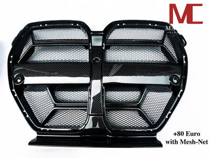MAX CARBON PERFORMANCE Dry Carbon Front Grille Kidney Grille for BMW M3 M4 G80 G81 G82 G83 CSL