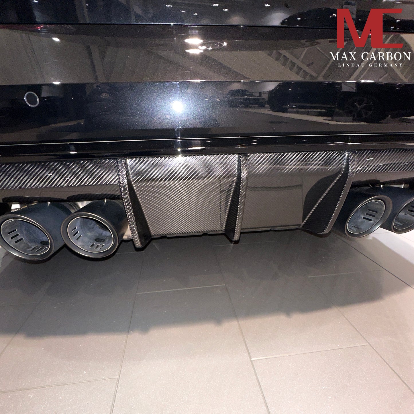MAX CARBON Performance Diffuser Rear Bumper Replacement for BMW G80 G81 M3 G82 G83 M4 