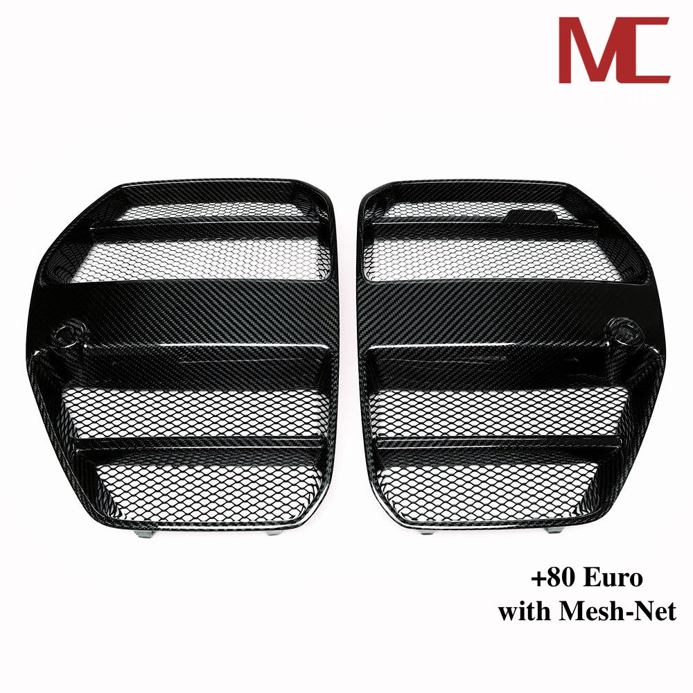 MAX CARBON Performance dry carbon front radiator grille kidney grille for BMW M3 M4 G80 G81 G82 G83