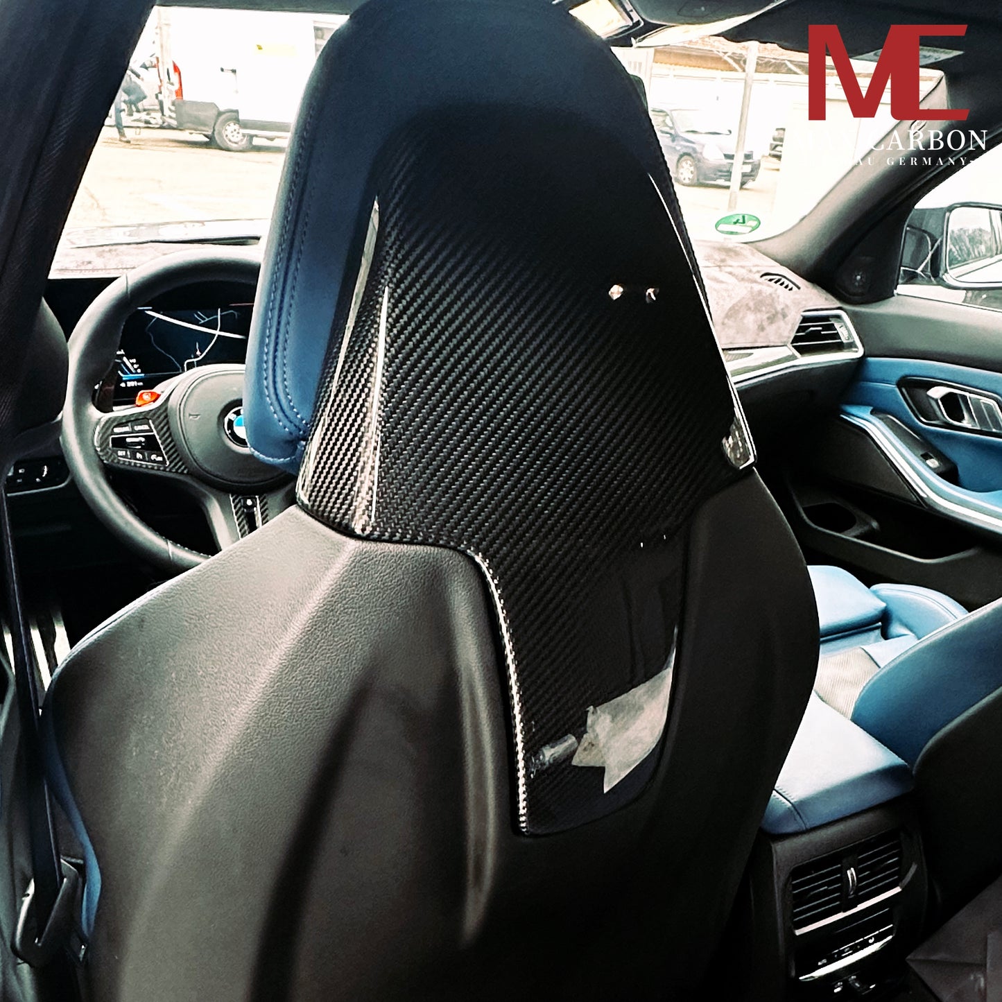 MAX CARBON Performance Seat Cover Cover for BMW M3 M4 G80 G81 G82 G83 X3M X4M F97 F98 M8 F91 F92 F93