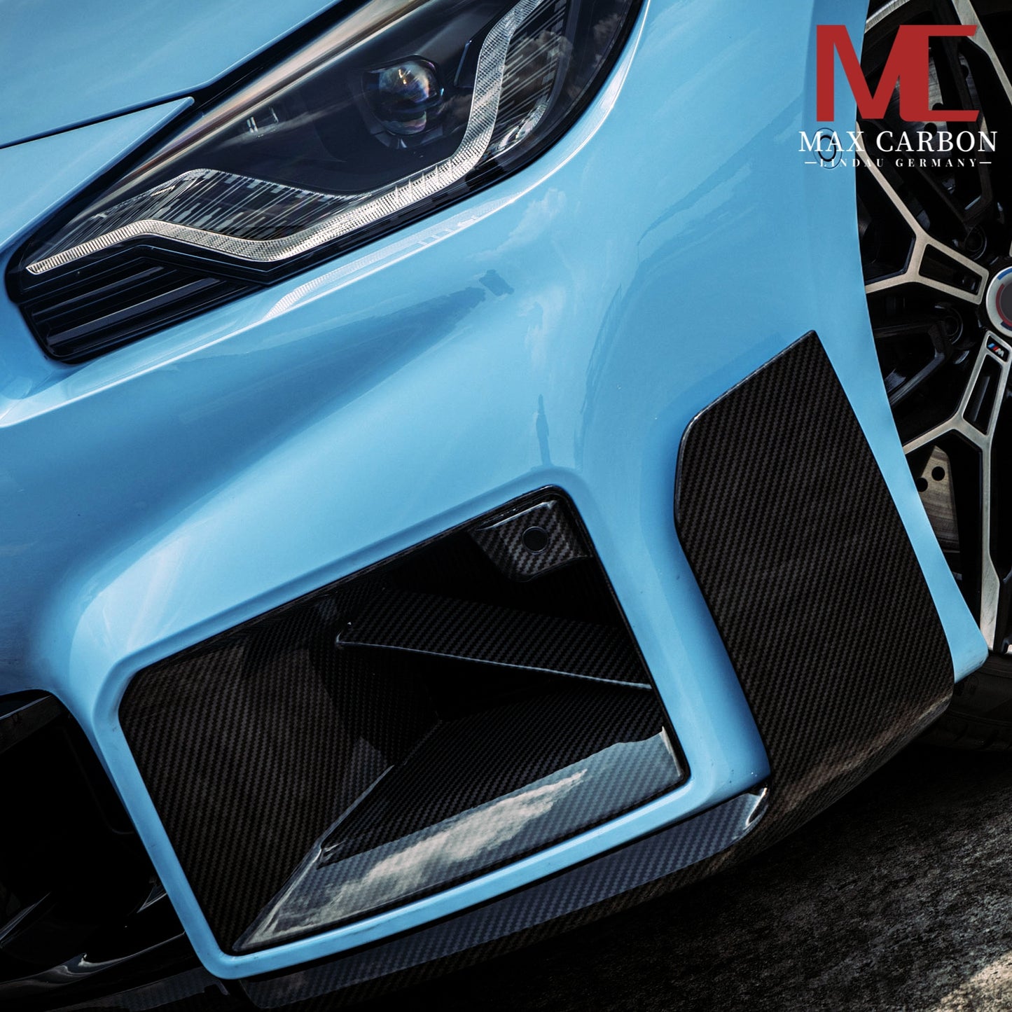 MAX CARBON Performance Real Full Carbon Dry Carbon Air Intake Front Flaps Performance For BMW M2 G87 