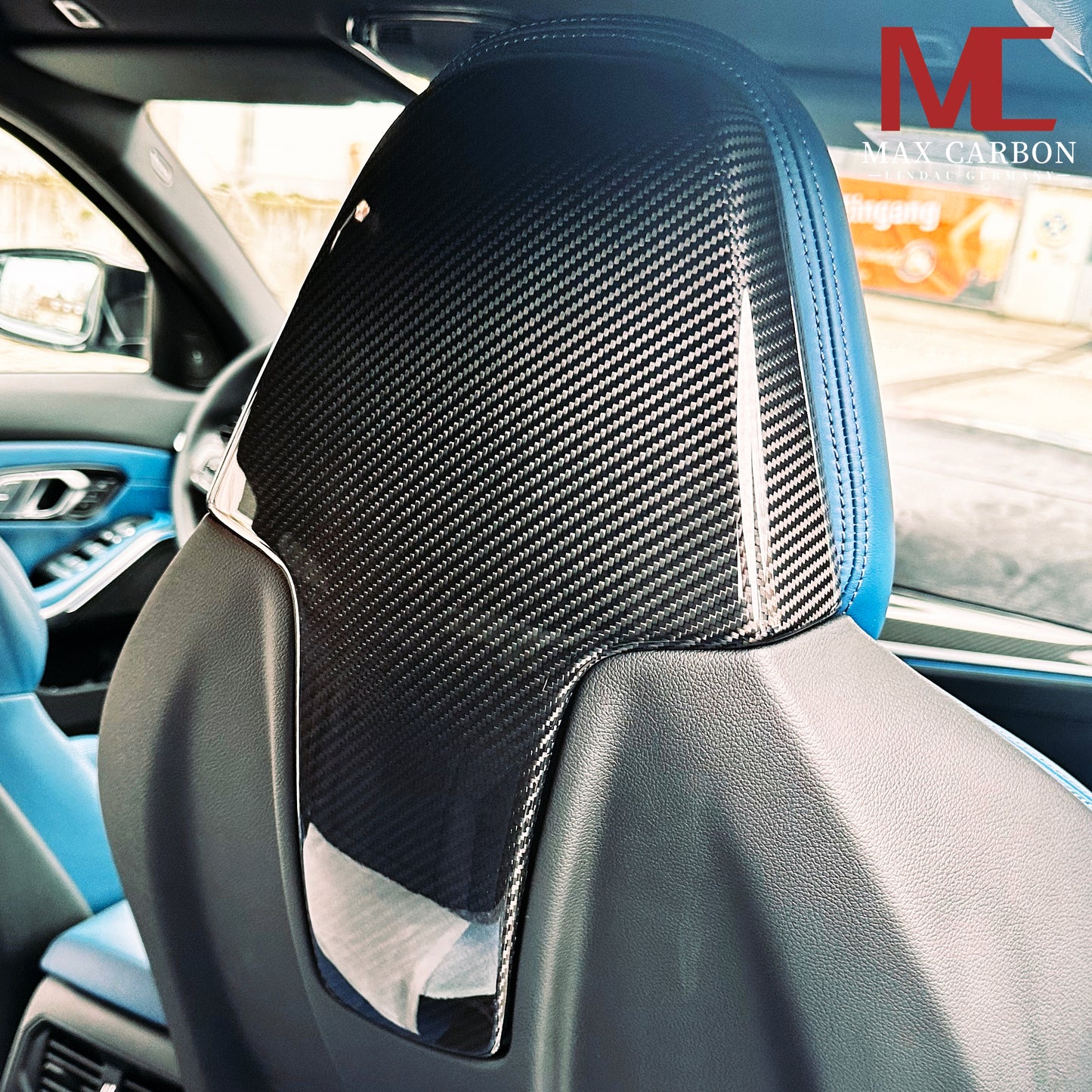 MAX CARBON Performance Seat Cover Cover for BMW M3 M4 G80 G81 G82 G83 X3M X4M F97 F98 M8 F91 F92 F93