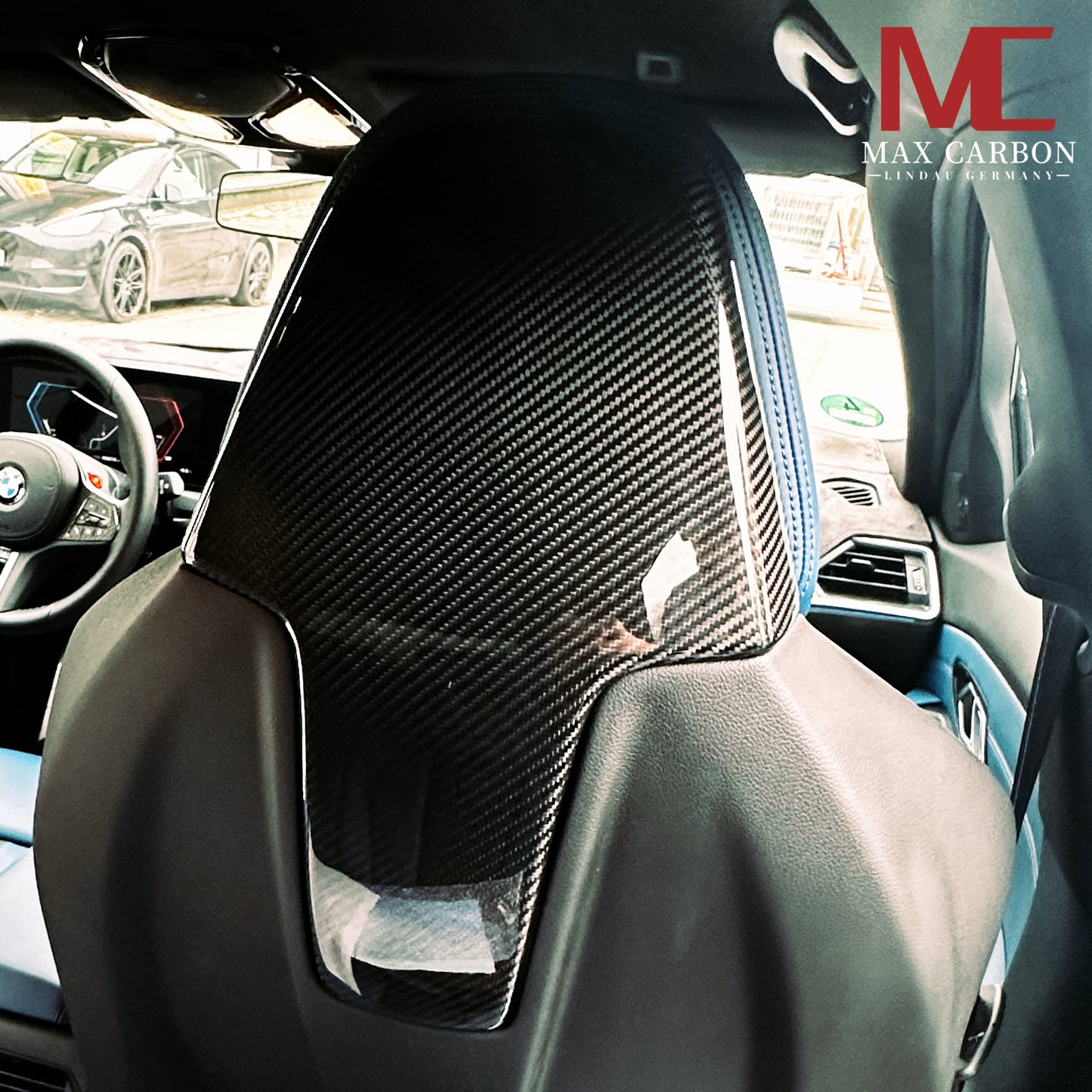 MAX CARBON Performance Seat Cover Cover for BMW M3 M4 G80 G81 G82 G83 X3M X4M F97 F98 M8 F91 F92 F93