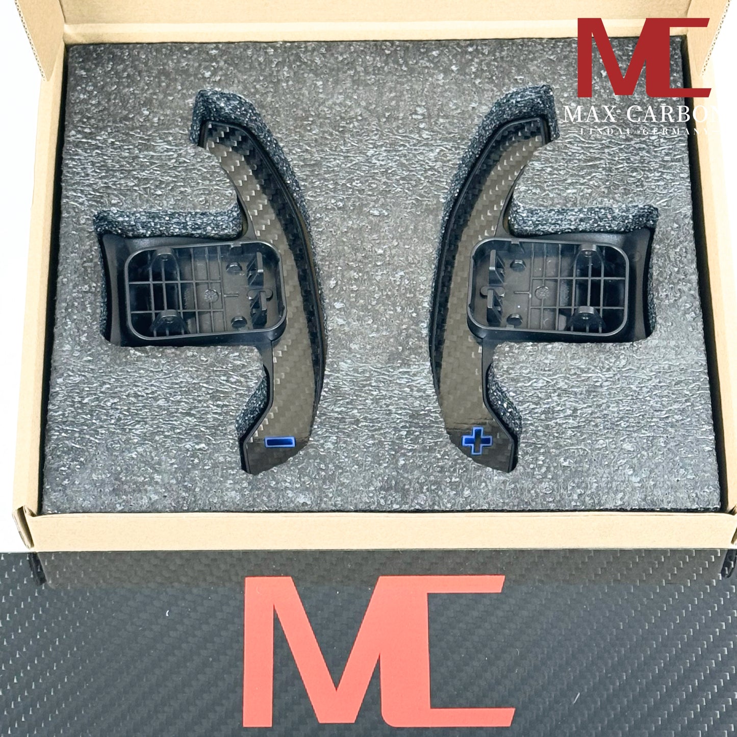 MAX CARBON Performance shift paddles for BMW M135i M235i M2 G87 M240i G42 M3 G80 G81 M4 G82 G83 M5 F90 M8 F91 F92 F93 X3M F97 X4M F98 X5M F95 X5M F96