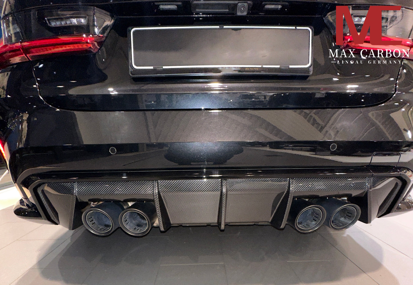 MAX CARBON Performance Diffuser Rear Bumper Replacement for BMW G80 G81 M3 G82 G83 M4 