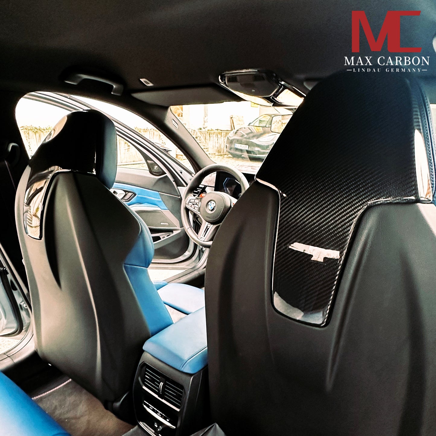 MAX CARBON Performance Seat Cover Cover for BMW M3 M4 G80 G81 G82 G83 X3M X4M F97 F98 M8 F91 F92 F93