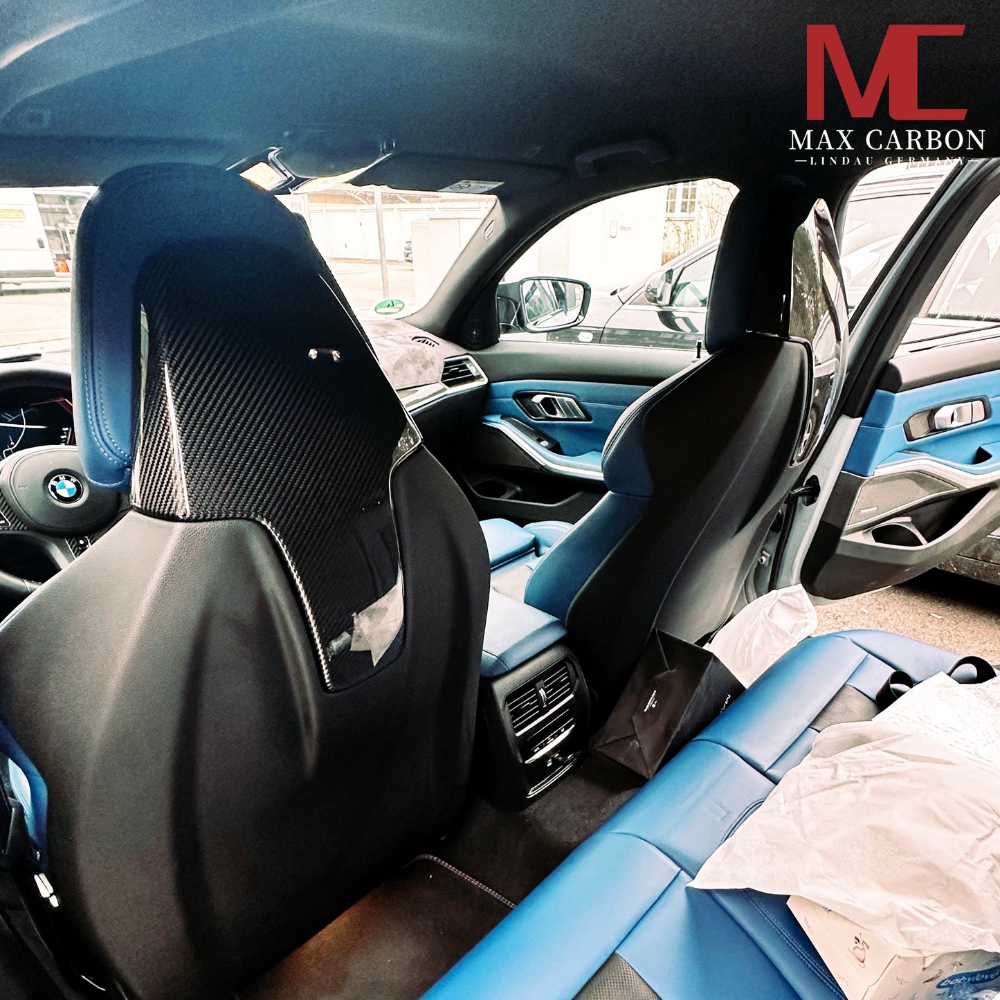 MAX CARBON Performance Seat Cover Cover for BMW M3 M4 G80 G81 G82 G83 X3M X4M F97 F98 M8 F91 F92 F93