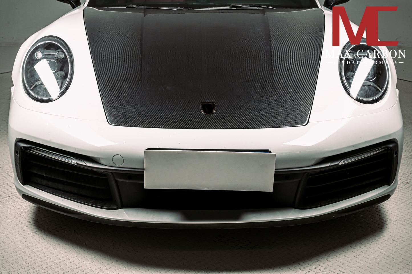 MAX CARBON DRY Carbon bonnet hood suitable for Porsche 911 992.1 Carrera