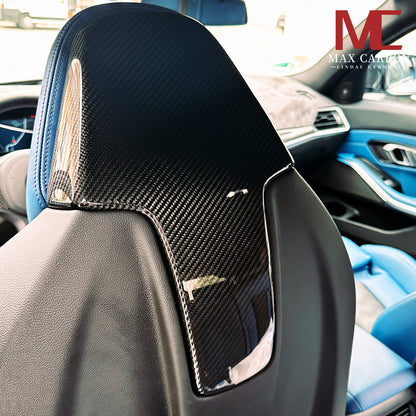 MAX CARBON Performance Seat Cover Cover for BMW M3 M4 G80 G81 G82 G83 X3M X4M F97 F98 M8 F91 F92 F93