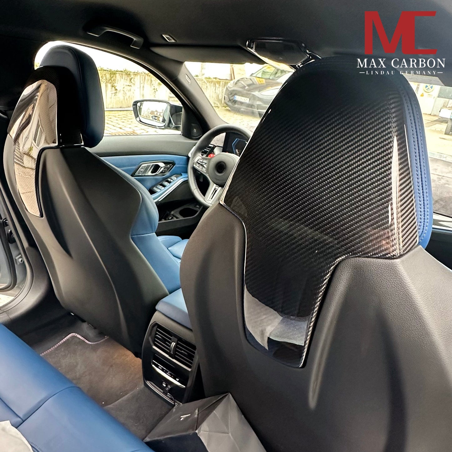 MAX CARBON Performance Seat Cover Cover for BMW M3 M4 G80 G81 G82 G83 X3M X4M F97 F98 M8 F91 F92 F93
