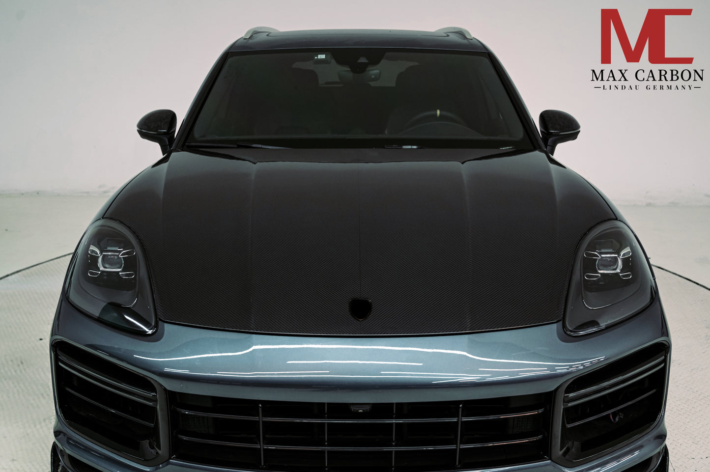 MAX CARBON DRY Carbon bonnet hood suitable for Porsche Cayenne S GTS 9YA .1