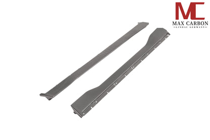 MAX CARBON DRY Carbon Side Skirts for Porsche Cayenne 9YA