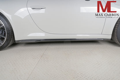MAX CARBON Dry Carbon Performance side skirts for Porsche 911 992.1