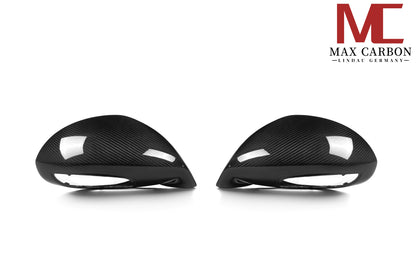 MC MAX CARBON Performance mirror caps Dry Carbon Prepreg suitable for Porsche 911 991.1 GT3RS