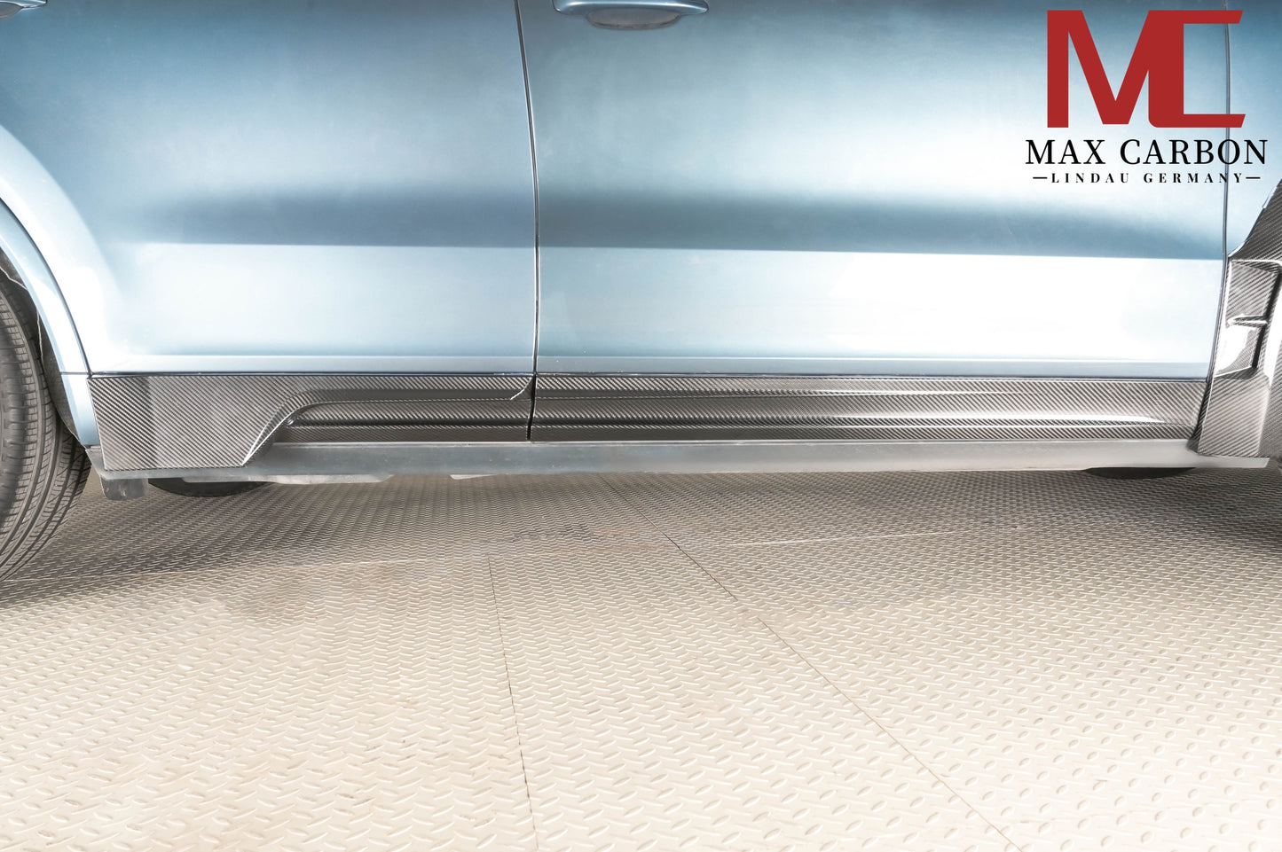 MAX CARBON DRY Carbon Door Insert Sill for Porsche Cayenne 9YA