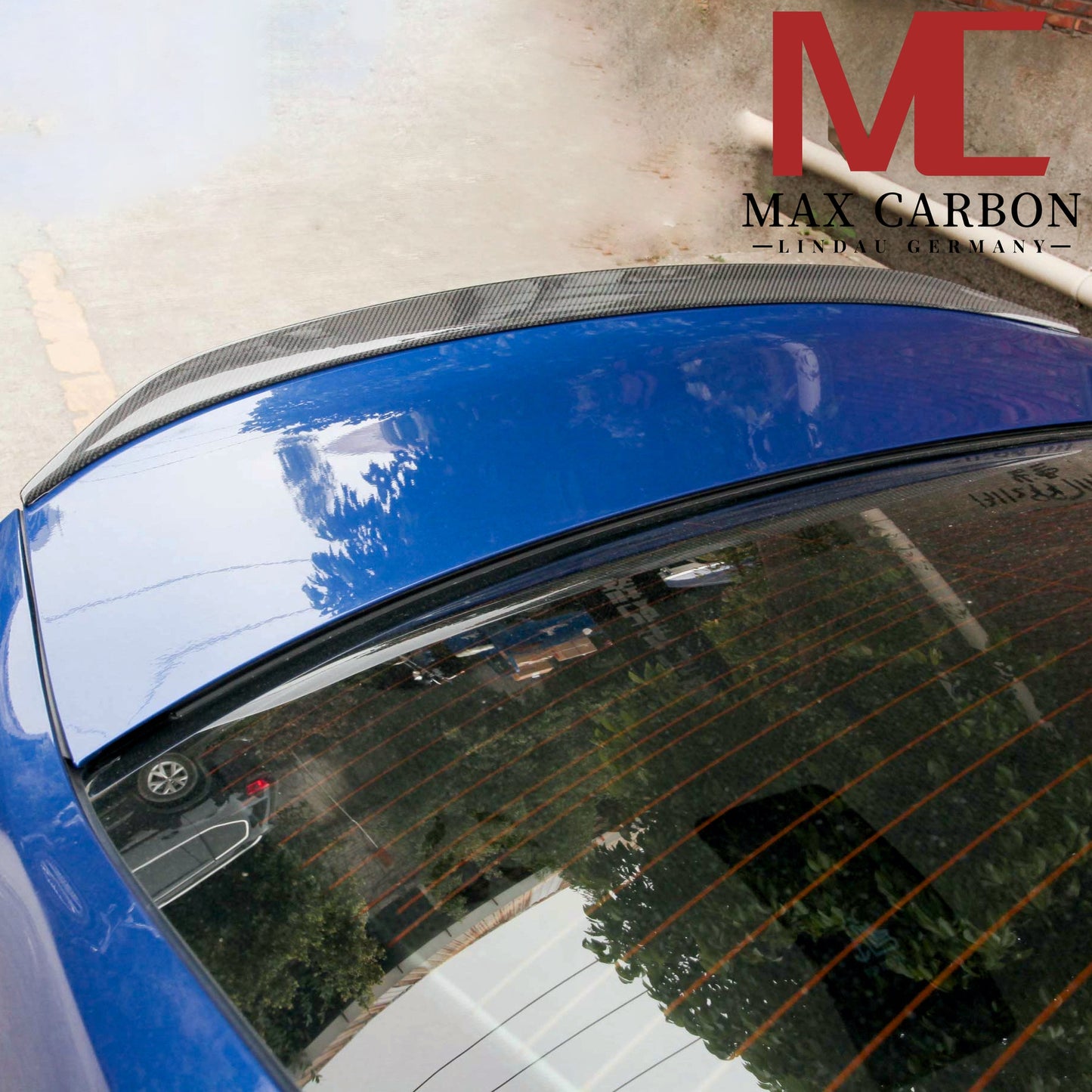MAX CARBON Dry Carbon Sport Rear Spoiler Lip for BMW 3 Series G20 M3 G80 VP2 Style 