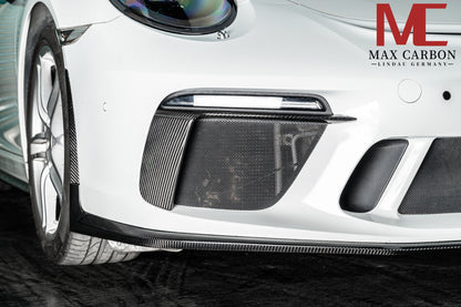 MAX CARBON Front Bumper LED Cover Replacement fits for Porsche 911 991.2 GT3 GT3RS