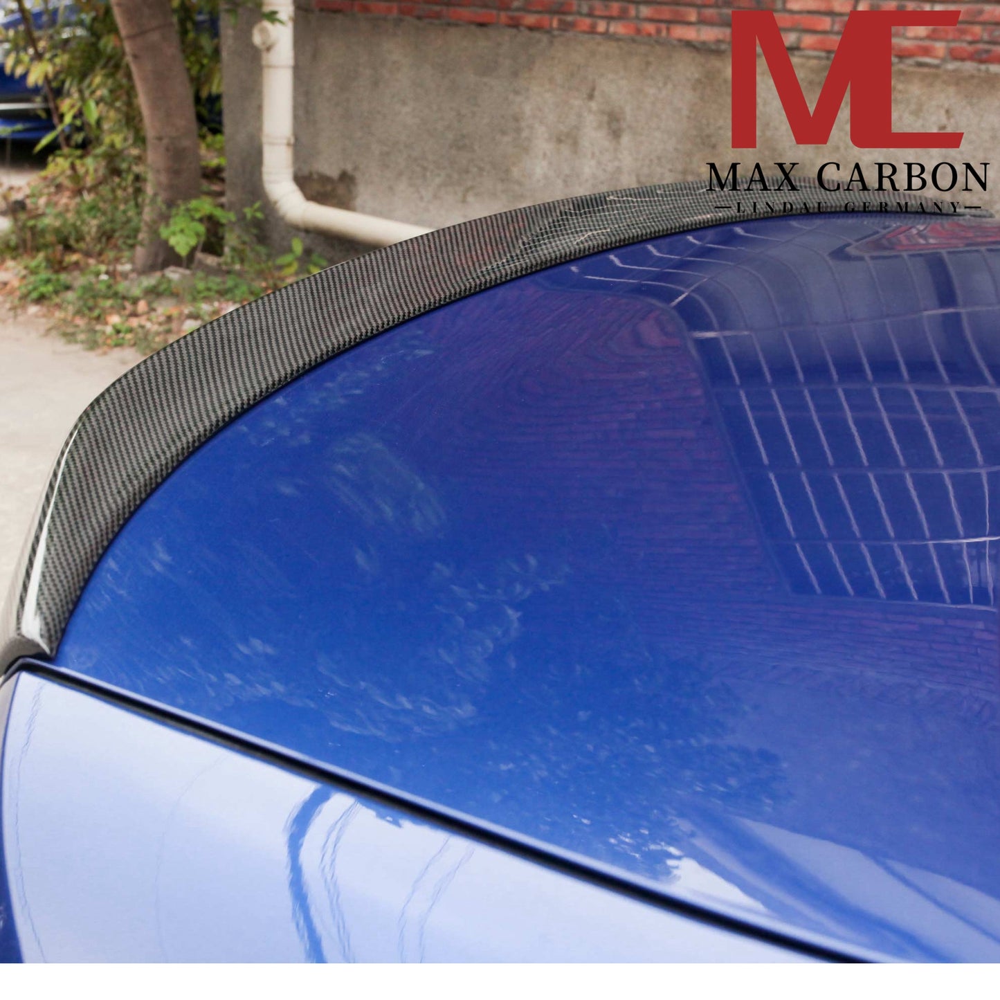 MAX CARBON Dry Carbon Sport Rear Spoiler Lip for BMW 3 Series G20 M3 G80 VP2 Style 