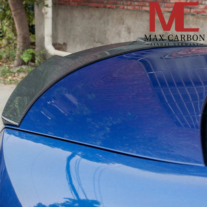 MAX CARBON Dry Carbon Sport Rear Spoiler Lip for BMW 3 Series G20 M3 G80 V4 Style