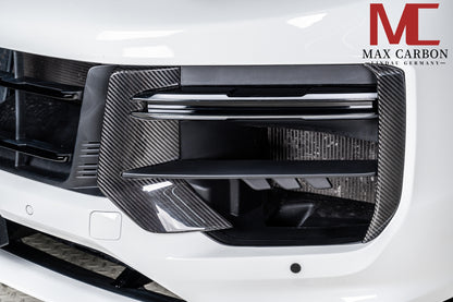 MAX CARBON DRY CARBON front bumper covers air intake covers for Porsche Cayenne 9YA 9Y0 Facelift Turbo, Turbo S, Turbo GT