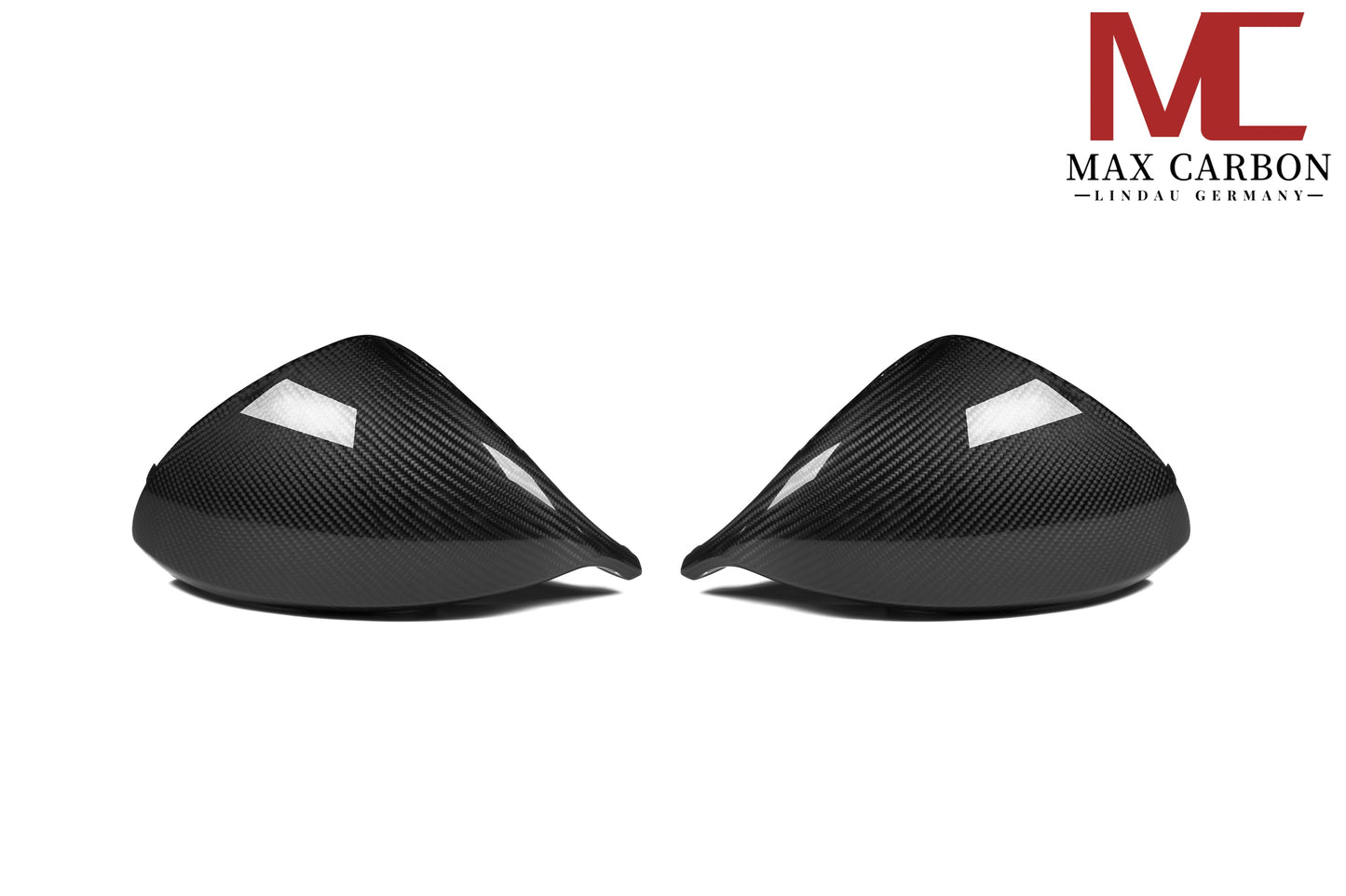 MC MAX CARBON Performance mirror caps Dry Carbon Prepreg suitable for Porsche 911 991.1 GT3RS