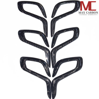 MAX CARBON DRY CARBON Performance replacement gear selector switch covers suitable for BMW M5 F90 X3M F97 X4M F98 