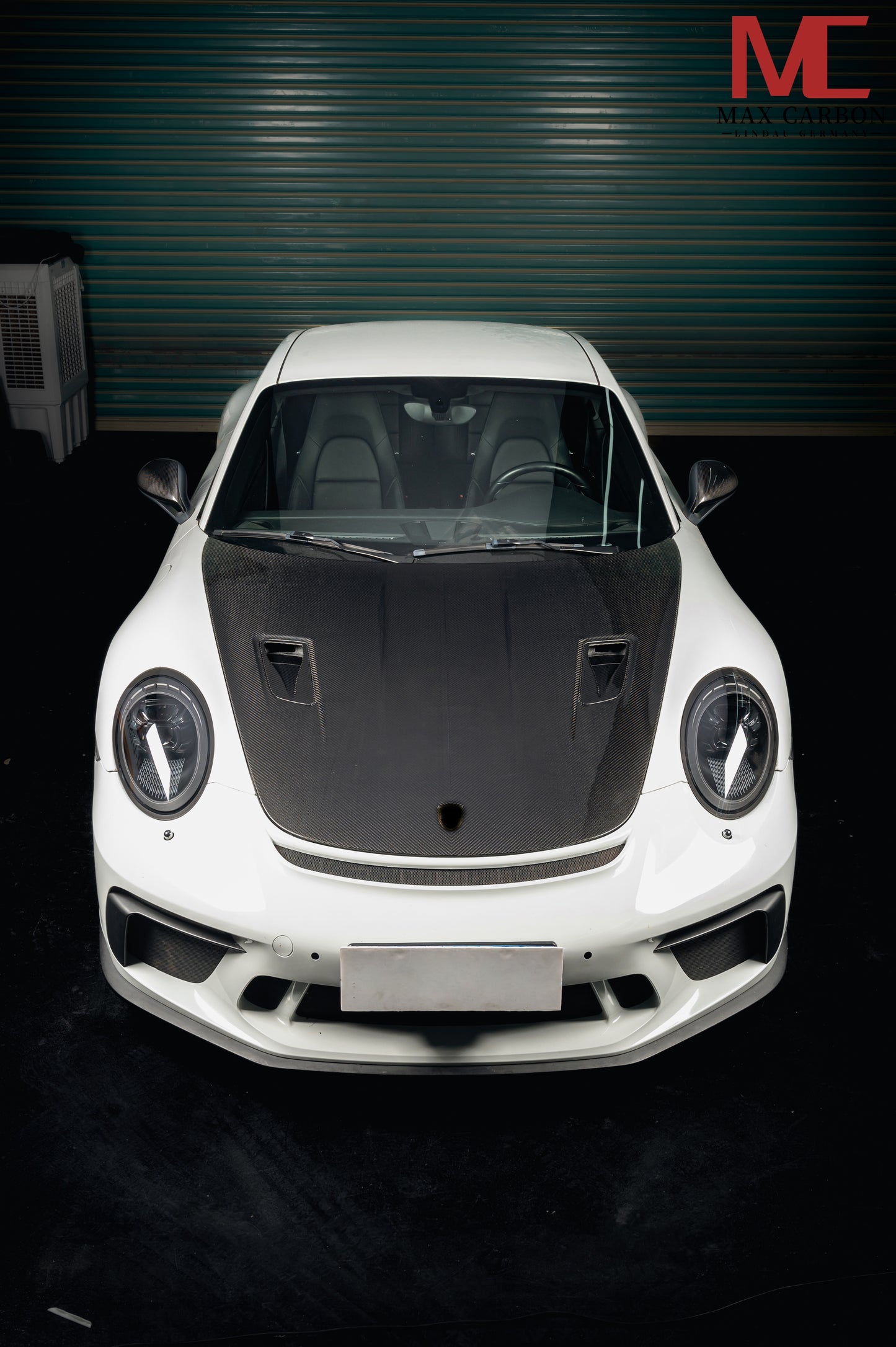 MAX CARBON DRY Carbon bonnet hood suitable for Porsche 911 991 GT3 718 