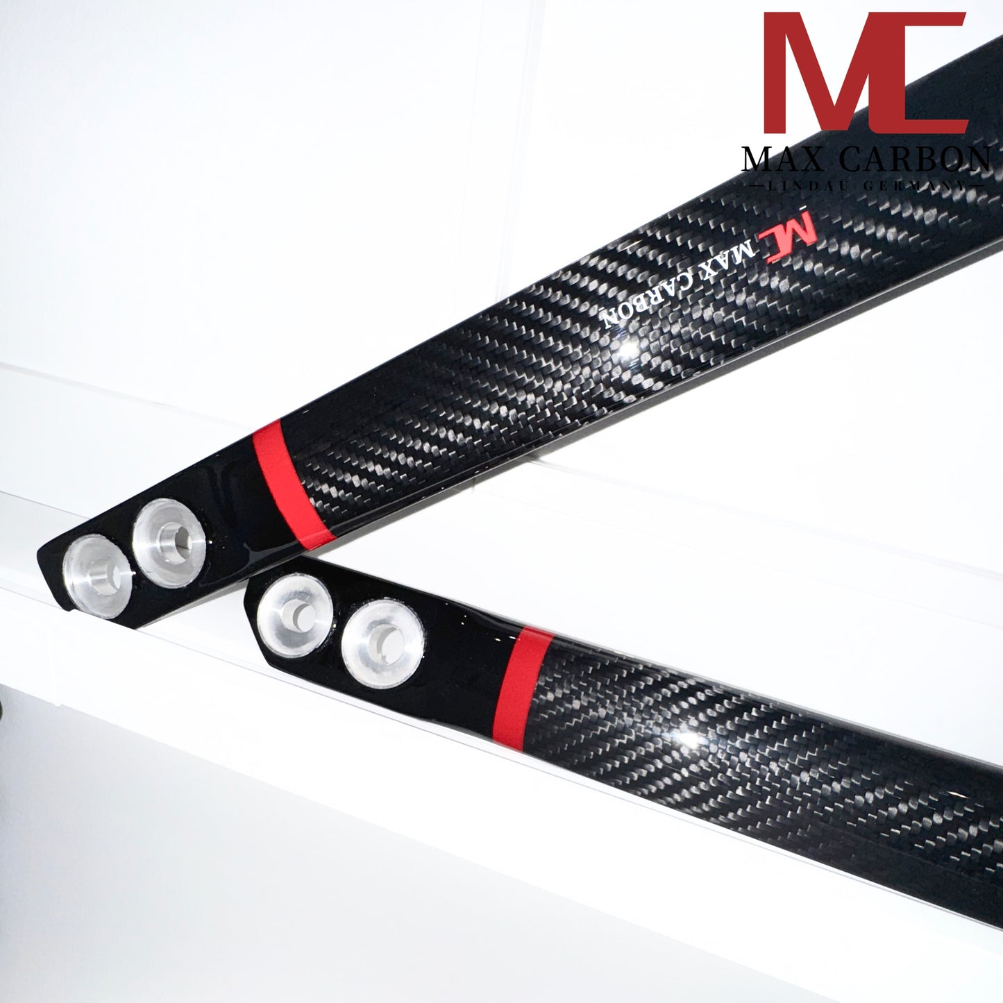 MAX CARBON Performance Dry Carbon Strut Brace Engine Compartment Balance Rod for BMW M3 M4 G80 G81 G82 G83 CSL 