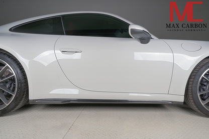 MAX CARBON Dry Carbon Performance side skirts for Porsche 911 992.1