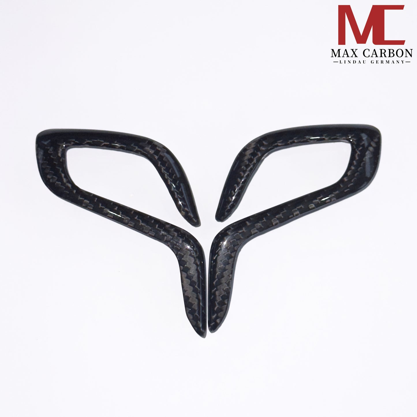 MAX CARBON DRY CARBON Performance replacement gear selector switch covers suitable for BMW M5 F90 X3M F97 X4M F98 