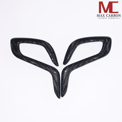 MAX CARBON DRY CARBON Performance replacement gear selector switch covers suitable for BMW M5 F90 X3M F97 X4M F98 