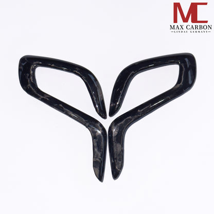 MAX CARBON DRY CARBON Performance replacement gear selector switch covers suitable for BMW M5 F90 X3M F97 X4M F98 