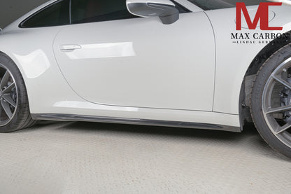 MAX CARBON Dry Carbon Performance side skirts for Porsche 911 992.1