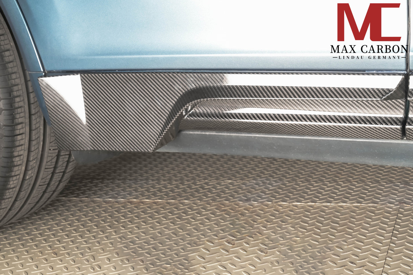 MAX CARBON DRY Carbon Door Insert Sill for Porsche Cayenne 9YA