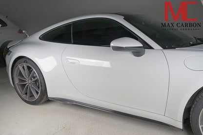 MAX CARBON Dry Carbon Performance side skirts for Porsche 911 992.1