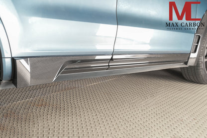 MAX CARBON DRY Carbon Door Insert Sill for Porsche Cayenne 9YA