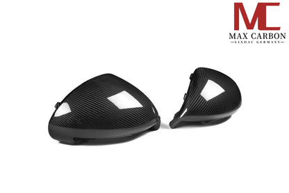 MC MAX CARBON Performance mirror caps Dry Carbon Prepreg suitable for Porsche 911 991.1 GT3RS