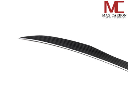 MAX CARBON Dry Carbon Prepreg Sport Rear Spoiler Lip for BMW M4 G83 4 Series G23 Cabrio OEM Style