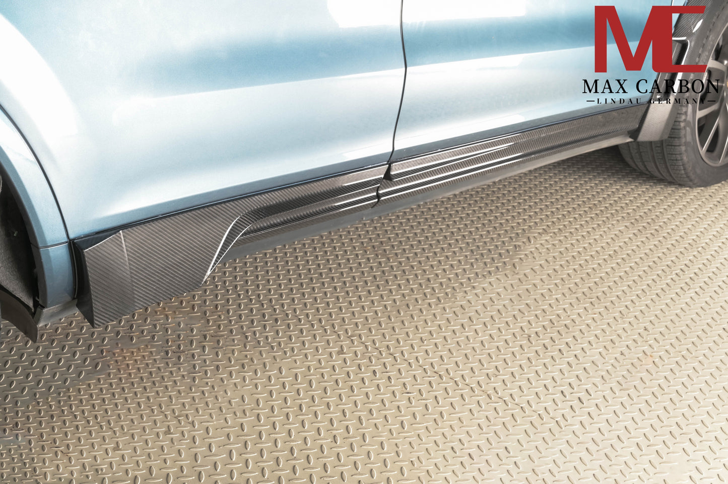 MAX CARBON DRY Carbon Door Insert Sill for Porsche Cayenne 9YA