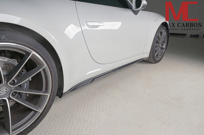 MAX CARBON Dry Carbon Performance side skirts for Porsche 911 992.1